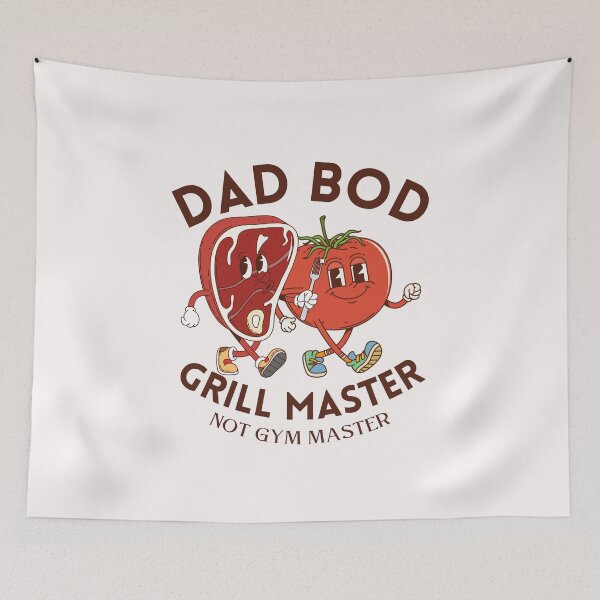 Item preview, Dad bod: grill master not gym master (it's not a dad bod it's a father figure) designed and sold by Peerless-Prime.