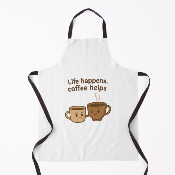 Item preview, Life Happens, coffee helps designed and sold by Felt & Spoken.