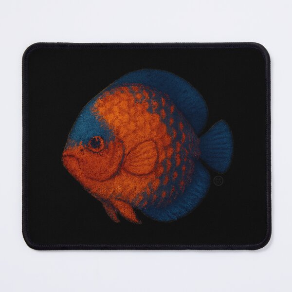 Item preview, Discus Fish - Chunky Style - Amazon Fish - Unimpressed Fish - Red designed and sold by Kabuji Store.
