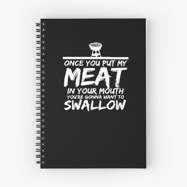Item preview, Meat in Mouth Want to Swallow Dirty Summer Grilling T-Shirt designed and sold by LookTwice.