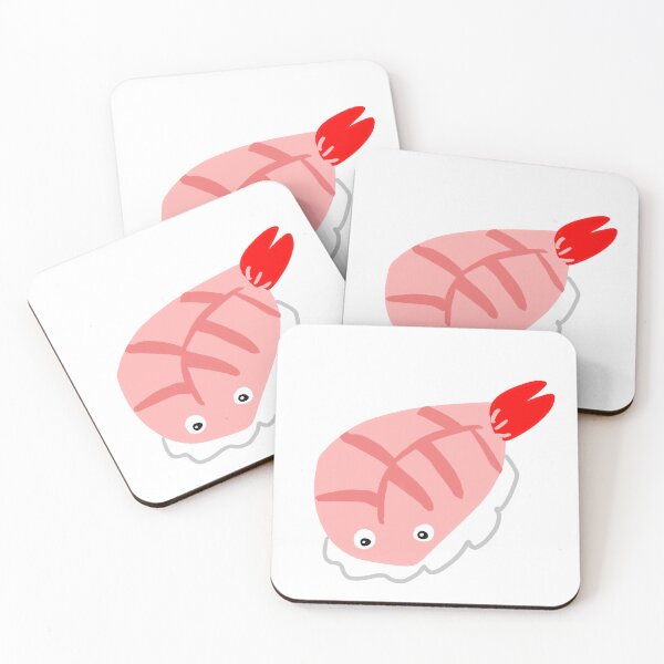 Item preview, Fresh Shrimp Sushi Art designed and sold by YURUKYARA.
