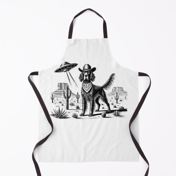Item preview, Vintage Retro Gordon Setter UFO Western Country Wild West Dog Mom Dad designed and sold by Kimberley King Art King Art.