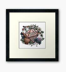 Alchemist D20 Tabletop RPG Gaming Dice Framed Print