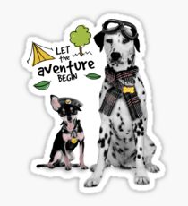 Aventure with my dad. Sticker