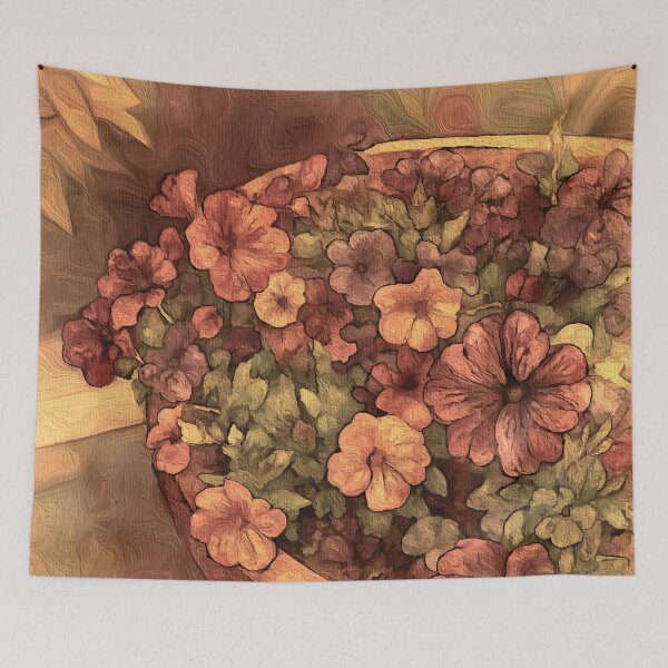 Item preview, Petunias in Mid Summer 19 designed and sold by BloomingbySJ.