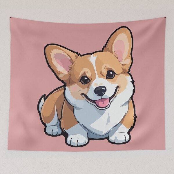 Item preview, Welsh Corgi dog designed and sold by BrownHorse90s.