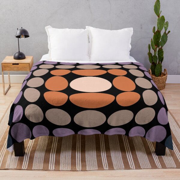 Item preview, Vasarely Homage 241107 Dusty Mauve, Warm Taupe, Burnt Sienna, Soft Peach Circles XL designed and sold by Malaconotus.