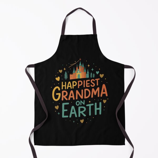 Item preview, Happiest Grandma on Earth – Whimsical Pastel Castle Design designed and sold by sssweetness.