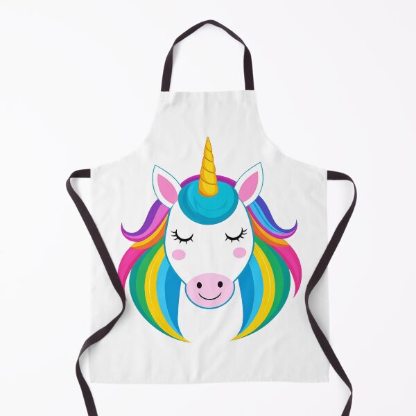 Item preview, Magical Unicorn Head with Rainbow Mane – Cute Fantasy Illustration for Dreamers designed and sold by PrintCreations9.
