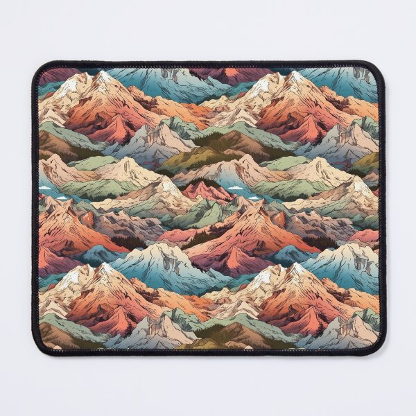 Item preview, Colorful Vintage Mountains designed and sold by AntiPops.
