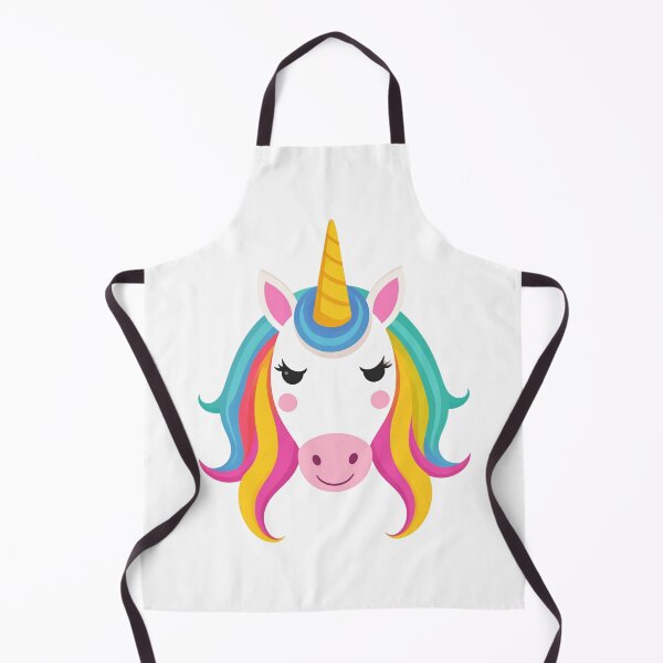 Item preview, Magical Unicorn Head with Rainbow Mane – Cute Fantasy Illustration for Dreamers designed and sold by PrintCreations9.