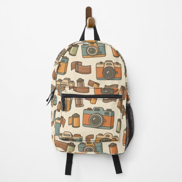 Item preview, Seamless Pattern of Vintage Cameras and Film Rolls designed and sold by champkppwc.