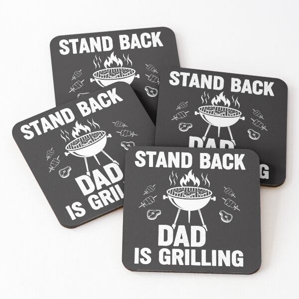 Item preview, Stand back Dad is grilling / BBQ funny quote designed and sold by rafalZielinski.