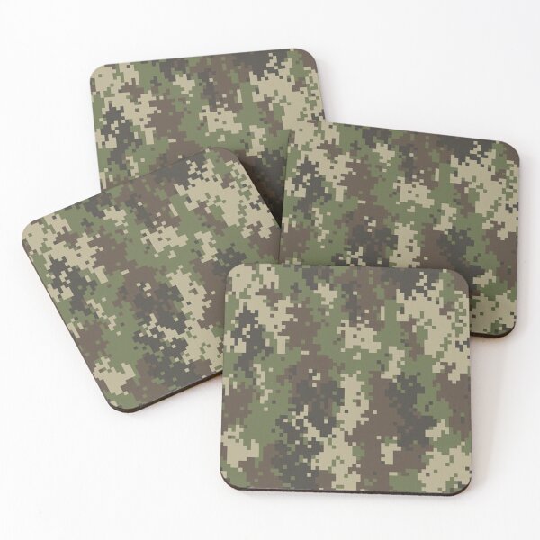 Item preview, Military Camo Pixel Pattern in Classic Tactical Army Style designed and sold by BestDetailer.