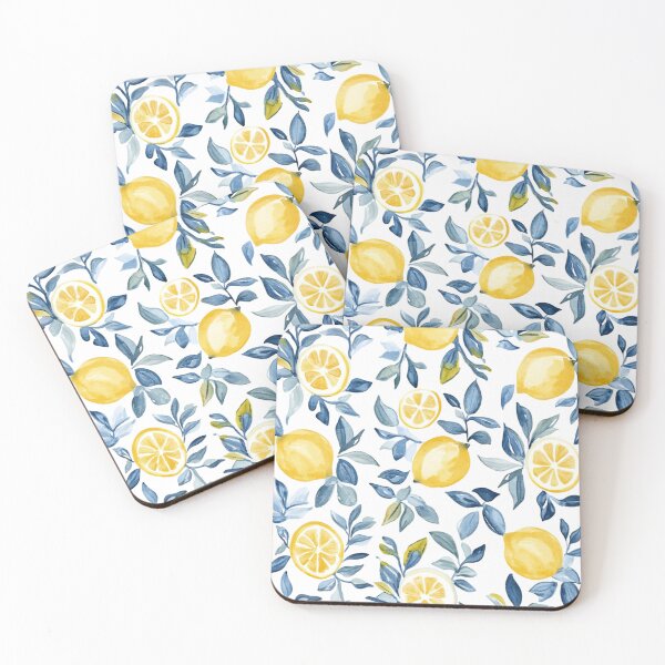Item preview, Lemon patterns  designed and sold by MadaArtBoutique.