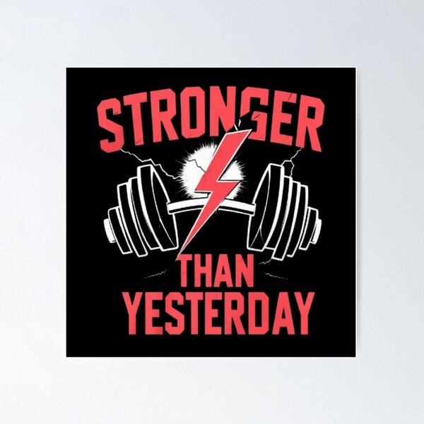 Item preview, Workout Motivation Apparel, Stronger Every Day designed and sold by XquisiteFashion.