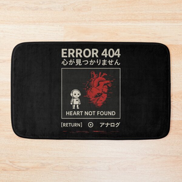 Item preview, ERROR 404 – Heart Not Found designed and sold by BeetleDots.