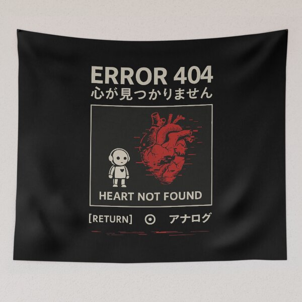 Item preview, ERROR 404 – Heart Not Found designed and sold by BeetleDots.