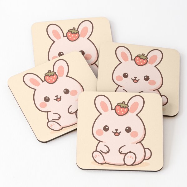 Item preview, Mochi Bunny Squad – Sweet Treat Time designed and sold by bhanus404.
