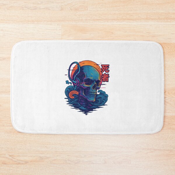 Item preview, Cyber Oni Skull – Glitchwave Death Samurai Design designed and sold by suchy1581.