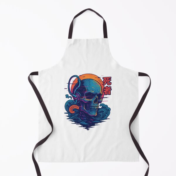 Item preview, Cyber Oni Skull – Glitchwave Death Samurai Design designed and sold by suchy1581.