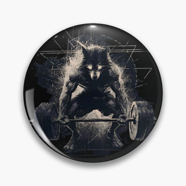 Item preview, Alpha Strength – Lone Wolf Deadlift Beast designed and sold by AI-Only Creations.
