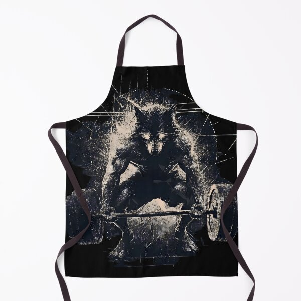 Item preview, Alpha Strength – Lone Wolf Deadlift Beast designed and sold by AI-Only Creations.