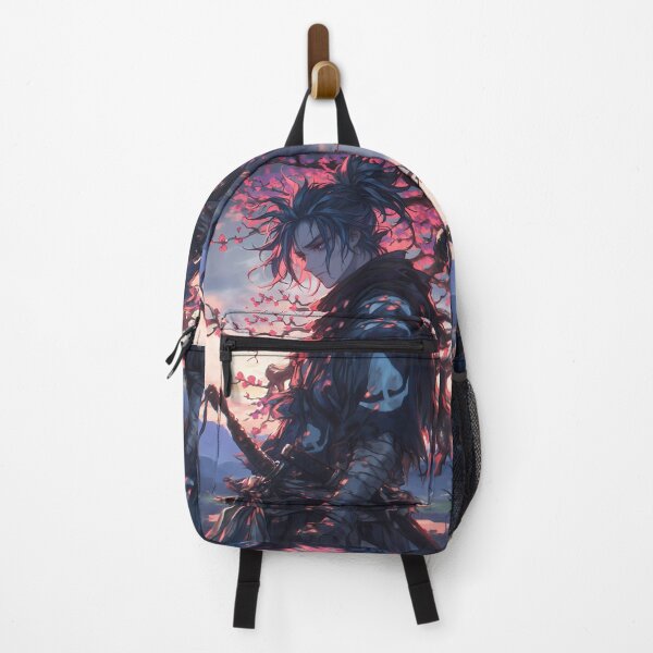 Item preview, Japanese Dororo Anime Samurai Sakura Scenic Morning Reflection designed and sold by mildaclairmo.