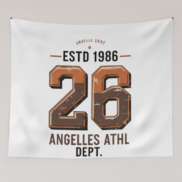 Item preview, ESTD 1986, 26 Angelles Athletic designed and sold by XquisiteFashion.