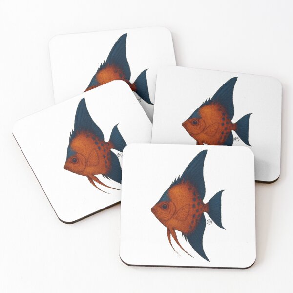 Item preview, Angelfish - Vintage Japanese Style - Unreal Angel Fish designed and sold by Kabuji Store.