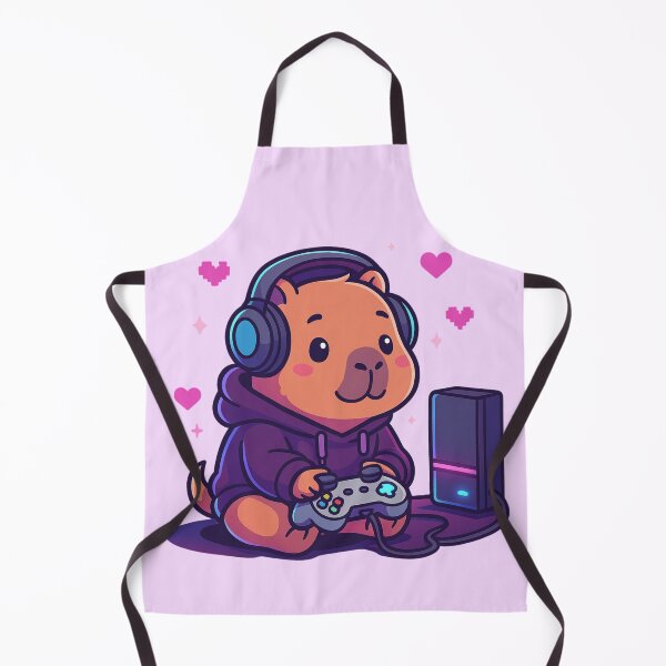 Item preview, Capybara Gamer – Maximum Kawaii Level designed and sold by Doostod.