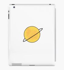 Yellow Saturn Planet Space iPad Case/Skin