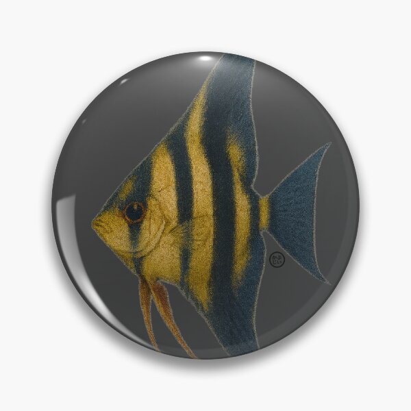 Item preview, Angelfish - Vintage Japanese Style - Unreal Color Angel Fish designed and sold by Kabuji Store.