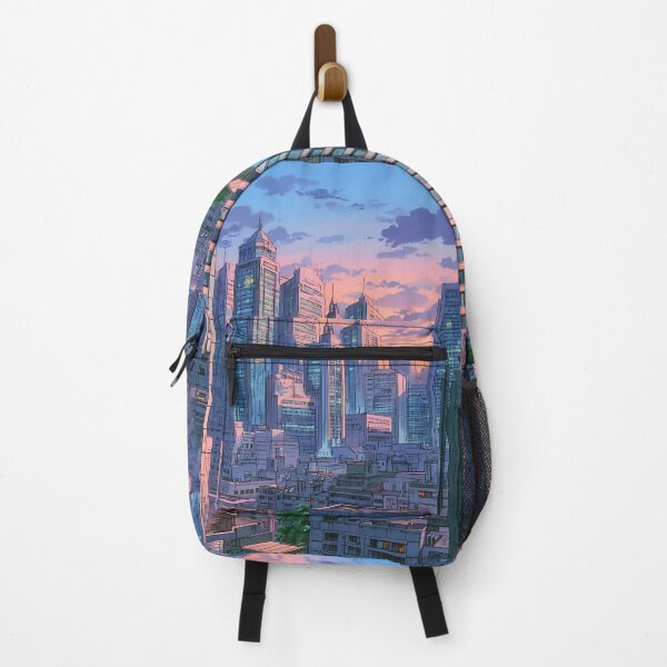 Item preview, Retro Anime Cityscape designed and sold by bapupa.