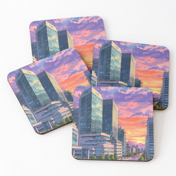 Item preview, Nostalgic Anime Cityscape designed and sold by bapupa.