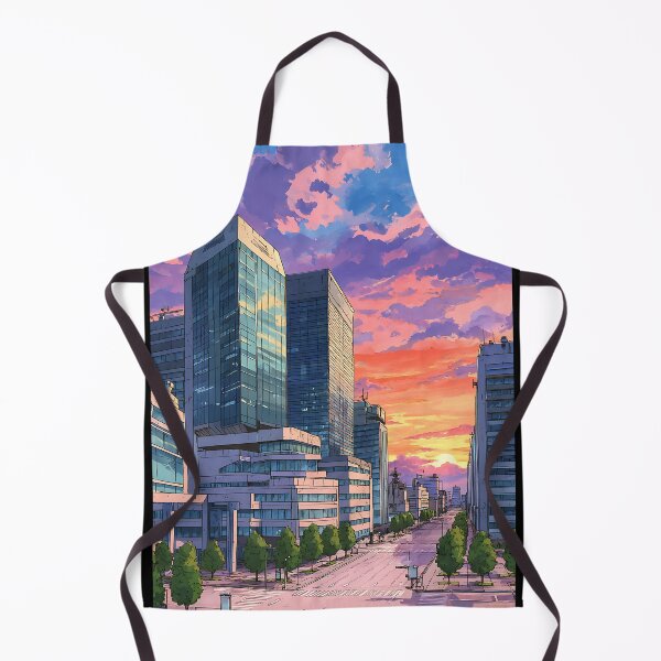 Item preview, Nostalgic Anime Cityscape designed and sold by bapupa.