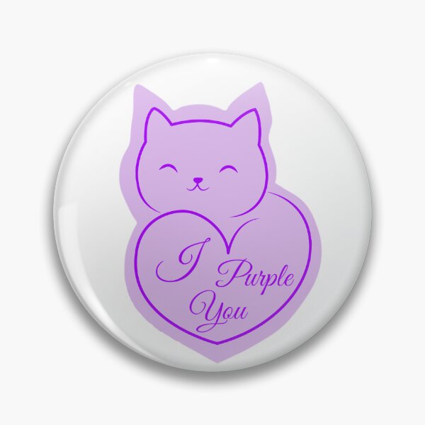 Item preview, Cat I purple You in Lilac designed and sold by LoversEyes.