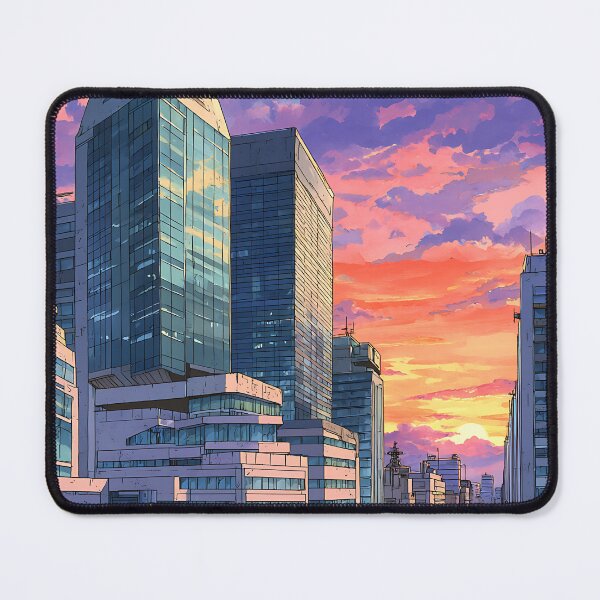 Item preview, Nostalgic Anime Cityscape designed and sold by bapupa.