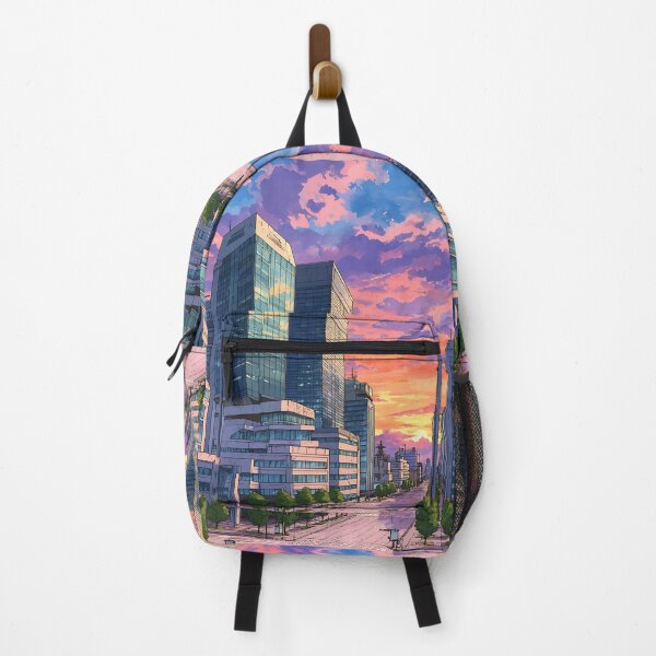 Item preview, Nostalgic Anime Cityscape designed and sold by bapupa.