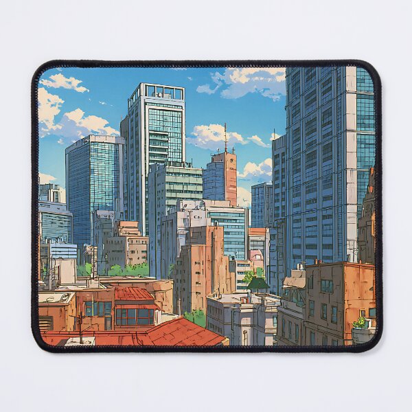 Item preview, Vibrant Anime Cityscape designed and sold by bapupa.