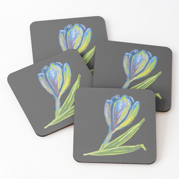 Item preview, Crocus  flower in the style of painting designed and sold by ZorianArt.