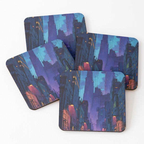 Item preview, Cyberpunk Anime Cityscape designed and sold by bapupa.