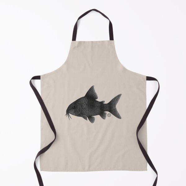 Item preview, Corydora - Vintage Japanese Inspired Style - Black Corydoras designed and sold by Kabuji Store.