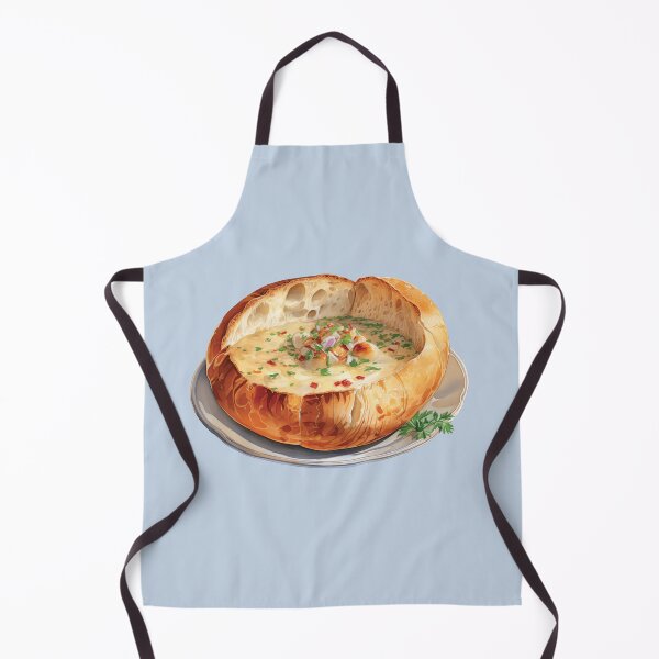 Item preview, Hearty Seafood Soup In A Bread Bowl designed and sold by Alicia Chee.