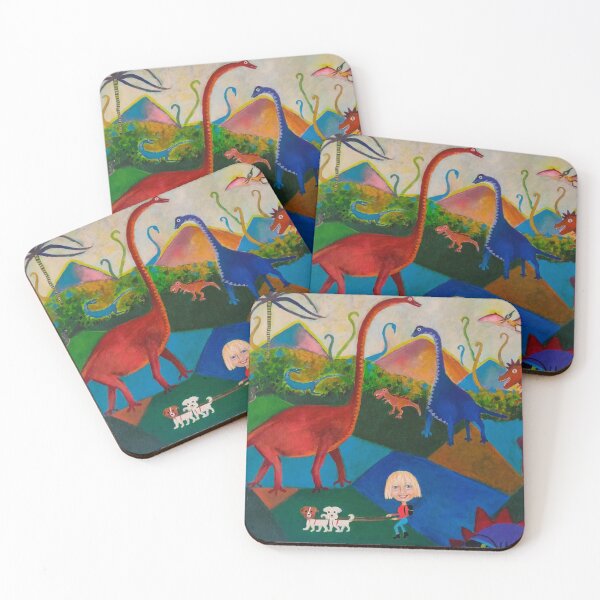 Item preview, Dog Walk in Dinoland designed and sold by MaPerle.