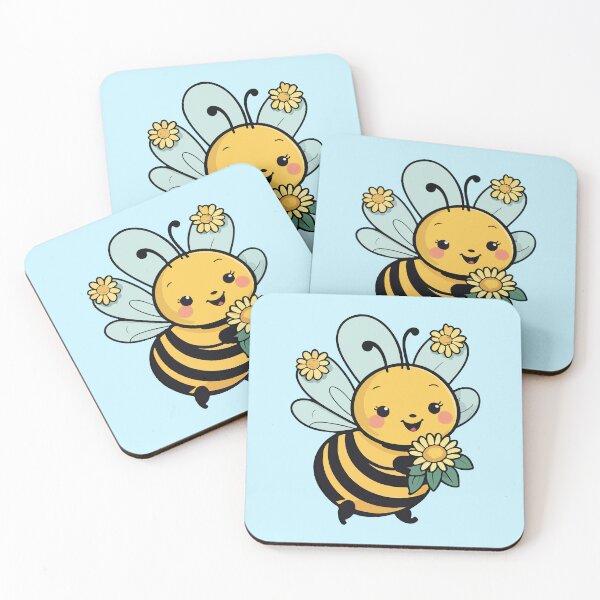 Item preview, Cute bee with sunflower designed and sold by BrownHorse90s.
