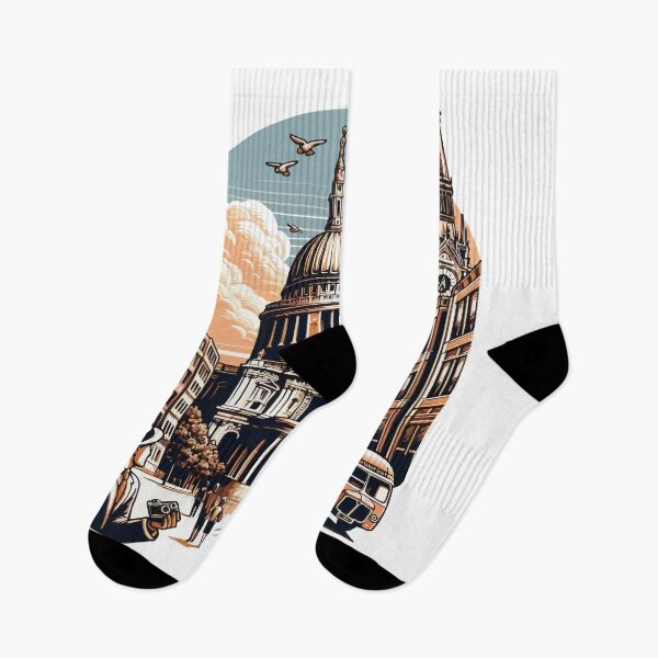 Item preview, St. Paul’s Cathedral London – Retro Vintage Travel Art designed and sold by MAGICKEY2024.