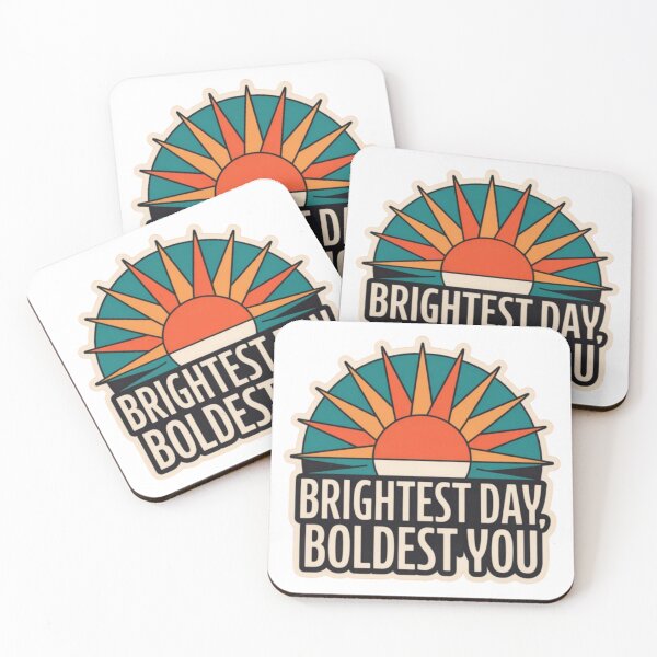 Item preview, Stylized Sun Design with Motivational Text on Teal Background designed and sold by Creative88Art.
