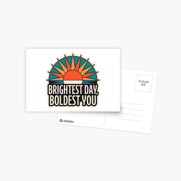 Item preview, Stylized Sun Design with Motivational Text on Teal Background designed and sold by Creative88Art.