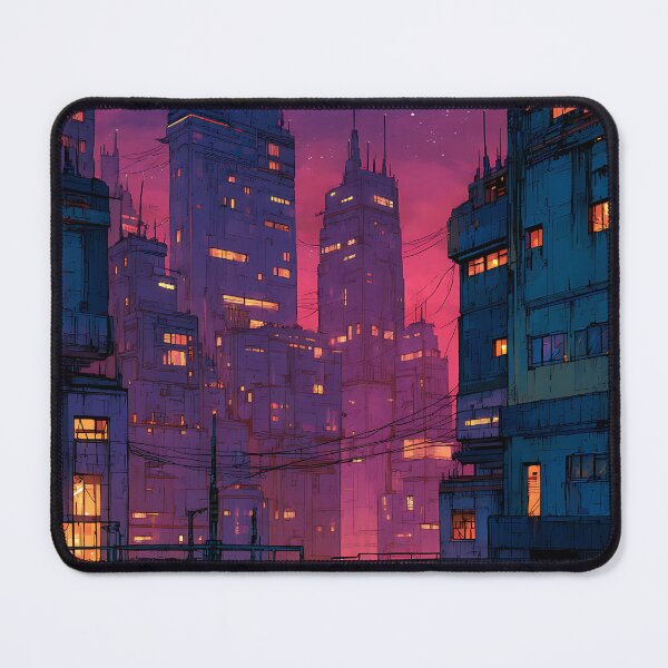 Item preview, Iconic Cyberpunk Anime City designed and sold by bapupa.